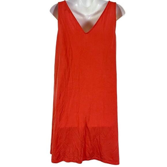 Red by BKE The Buckle Womens Tie Front Casual Modal Knit Sleeveless Dress sz XL - Picture 14 of 16